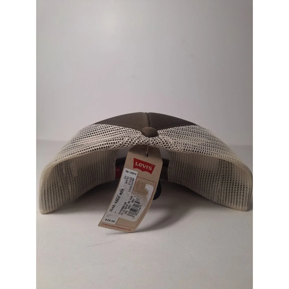 Levi's Flying High California Sky Eagle Trucker Hat Snapback NWT Brown Mesh